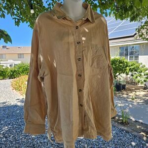 Bridge water studio long sleeve button down shirt for women